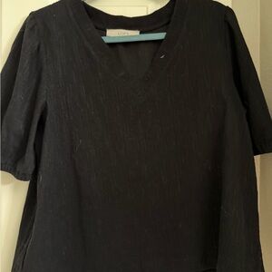 LOFT Elegant Black Blouse